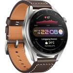 HUAWEI Watch 3 Pro, Brown Leather Galileo-L40E
