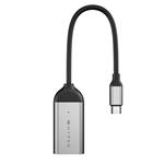 Hyper HyperDrive USB-C to 8K 60Hz / 4K 144Hz HDMI Adapter - Space Gray HY-HDH8K-GL