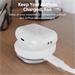 Hyper HyperJuice Qi2 2-in-1 Magnetic Charging Stand - White HJ3310WHGL