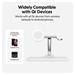 Hyper HyperJuice Qi2 4-in-1 Magnetic Charging Stand - White HJ3004WHGL
