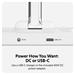 Hyper HyperJuice Qi2 4-in-1 Magnetic Charging Stand - White HJ3004WHGL