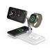 Hyper HyperJuice Qi2 4-in-1 Magnetic Charging Stand - White HJ3004WHGL
