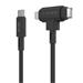 Hyper kábel HyperJuice USB-C/Lightning Hybrid Silicone Cable 1.5m - Black HJ4010BKGL