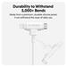 Hyper kábel HyperJuice USB-C/Lightning Hybrid Silicone Cable 1.5m - White HJ4010WHGL