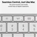 Hyper klávesnica HyperSpace Bluetooth Wireless Keyboard EN - Space Gray HS2310UK