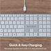 Hyper klávesnica HyperSpace Bluetooth Wireless Keyboard EN - Space Gray HS2310UK