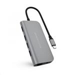 HyperDrive POWER 9-in-1 USB-C Hub pro iPad Pro, MacBook Pro/Air - Space Gray HY-HD30F-GRAY