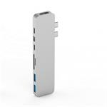 HyperDrive™ PRO USB-C Hub pro MacBook Pro - Silver HY-GN28D-SILVER