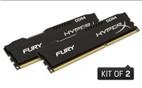 HyperX Fury 2x16GB 2400MHz DDR4 CL15 DIMM, čierny HX424C15FBK2/32