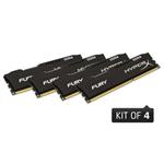 HyperX Fury 4x16GB 2400MHz DDR4 CL15 DIMM, čierny HX424C15FBK4/64