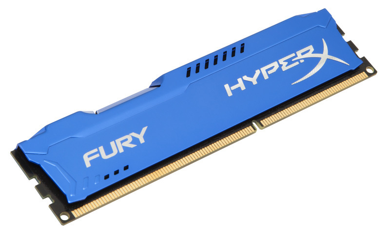 HyperX FURY - DDR3 - 8 GB - DIMM 240 pinů - 1866 MHz / PC3-14900 - CL10 - 1.5 V - bez vyrovnávací p HX318C10F/8
