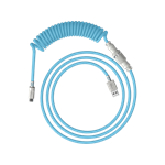 HyperX USB-C spirálový kabel světle modro-bílý 6J680AA