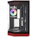 HYTE skříň Y50 ARGB Black Cherry / panoramatické sklo / dvě komory / 4x ARGB fan / bez zdroje / 1x USB CS-HYTE-Y50RGB-RB
