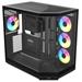 HYTE skříň Y50 ARGB Pitch Black / panoramatické sklo / dvě komory / 4x ARGB fan / bez zdroje / 1x USB- CS-HYTE-Y50RGB-BB
