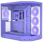 HYTE skříň Y50 ARGB Taro Milk / panoramatické sklo / dvě komory / 4x ARGB fan / bez zdroje / 1x USB-C CS-HYTE-Y50RGB-TM