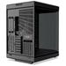 HYTE skříň Y70 Pitch Black / levé a přední sklo / Riser PCIe 4.0 / bez zdroje / 1x USB-C / 2x USB-A / CS-HYTE-Y70-B