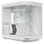 HYTE skříň Y70 Snow white / levé a přední sklo / Riser PCIe 4.0 / bez zdroje / 1x USB-C / 2x USB-A / CS-HYTE-Y70-WW