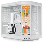 HYTE skříň Y70 Touch Infinite Snow White / 14,9" dotykový displej / levé a přední sklo / Riser PCIe 4. CS-HYTE-Y70TTI-WW