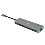 i-tec dokovací stanice USB-C Metal/ Nano Dock/ 4K UHD 3840×2160/ 3x USB 3.0/ HDMI/ LAN + Power Delivery C31NANODOCKLANPD