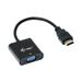 i-tec HDMI na D-SUB (VGA) adaptér/ 1920×1080/ černý HDMI2VGAADA