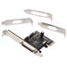 i-Tec PCIe I/O Controler card (2x COM, 1x LPT), Low Profile PCE2S1P
