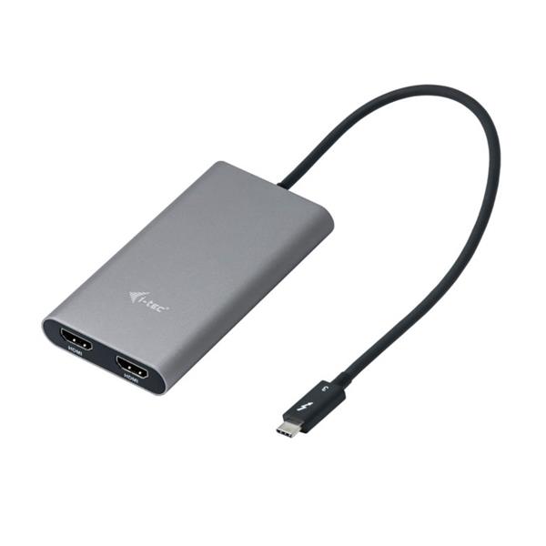 i-tec Thunderbolt 3 Dual adaptér/ 60Hz/ 2x HDMI TB3DUAL4KHDMI