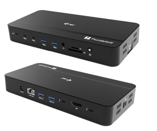i-tec Thunderbolt 5 Triple Display Docking Station, M.2 slot, 6x USB, 2.5 GLAN, Power Delivery 140W TB5TRIPLEDOCKM2PD