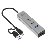 i-tec Universal Charging Metal HUB 2x USB-C + 2x USB-A Port, PD 85W CAHUBMETAL2A2CPD