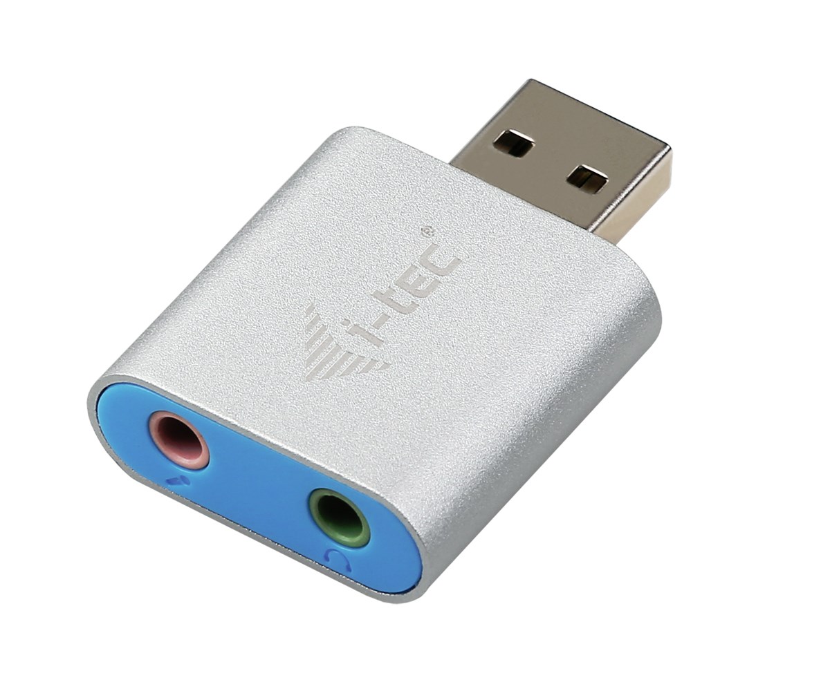 i-tec USB 2.0 Metal Mini Audio Adapter U2AMETAL