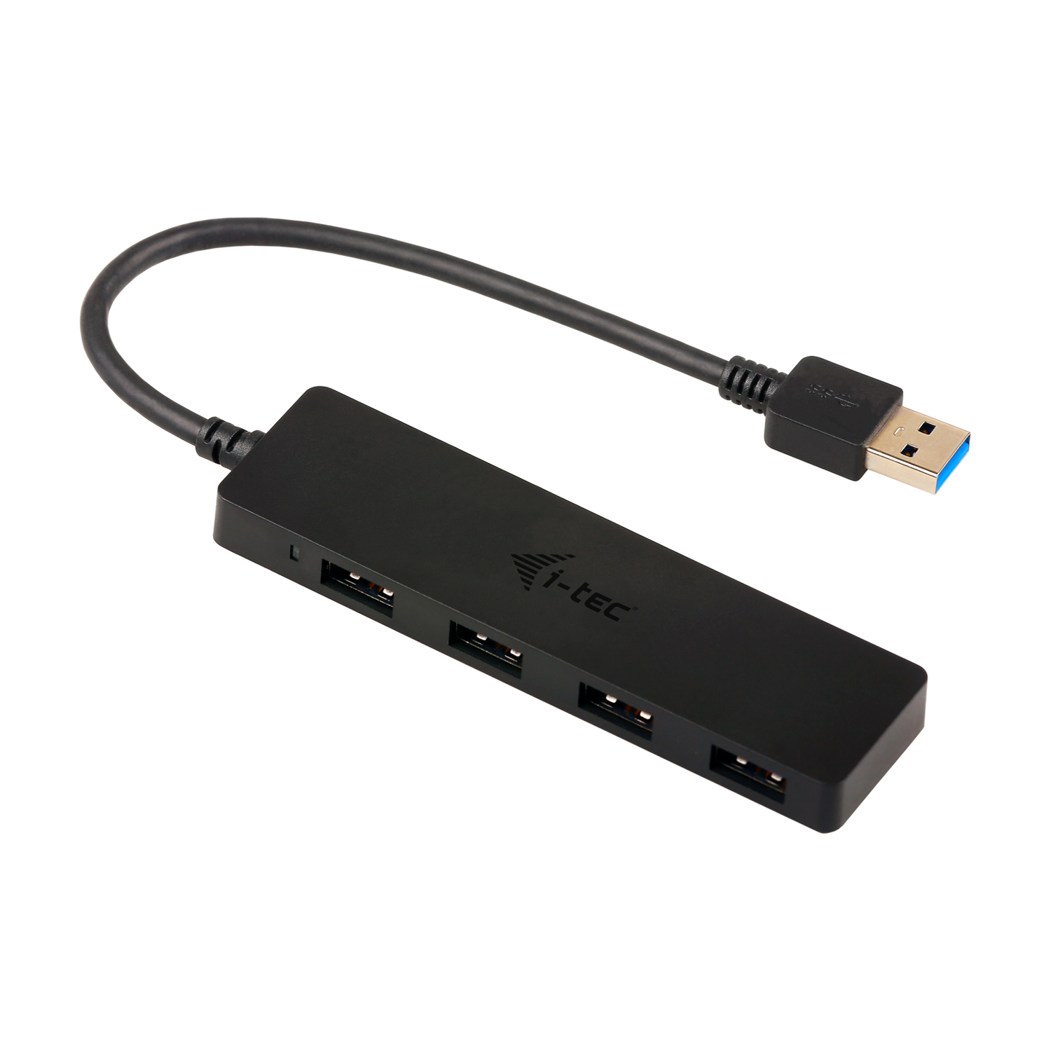i-tec USB 3.0 SLIM HUB 4 Port passive – Black U3HUB404