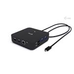 i-tec USB-C DP Dual HDMI Docking Station, Power Delivery 100W C31TRIPLEVIDEODPPRO