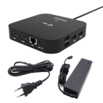 i-tec USB-C Dual HDMI Docking Station with Power Delivery 100W + Universal Charger 100W C31DUALHDMIDPD100