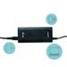 i-tec USB-C Metal Low Profile Triple Display Docking Station + Power Delivery 85 W Charger 112W (bundle) C31FLATPRO112W
