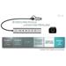 i-tec USB-C/USB-A Metal HUB 6 port (3x USB-C, 3x USB-A), LAN, Power Delivery 85W CAHUBMETAL6LANPD