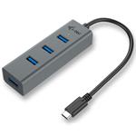 I-TEC USB HUB 3.1 Type C METAL/ 4 porty/ USB 3.0/ šedý C31HUBMETAL403