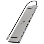 IcyBox Dokovacia stanica USB Type-C, 3xUSB 3.0, 2xHDMI, VGA, 100W IB-DK2106A-CPD