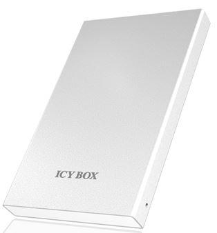 IcyBox Externý box pre 2,5'' HDD SATA I/II/III with USB 3.0, biela IB-253U3
