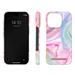 iDeal Fashion Case MagSafe iPhone 16 Pro Pastel Marble IDFCMS-I2461P-511