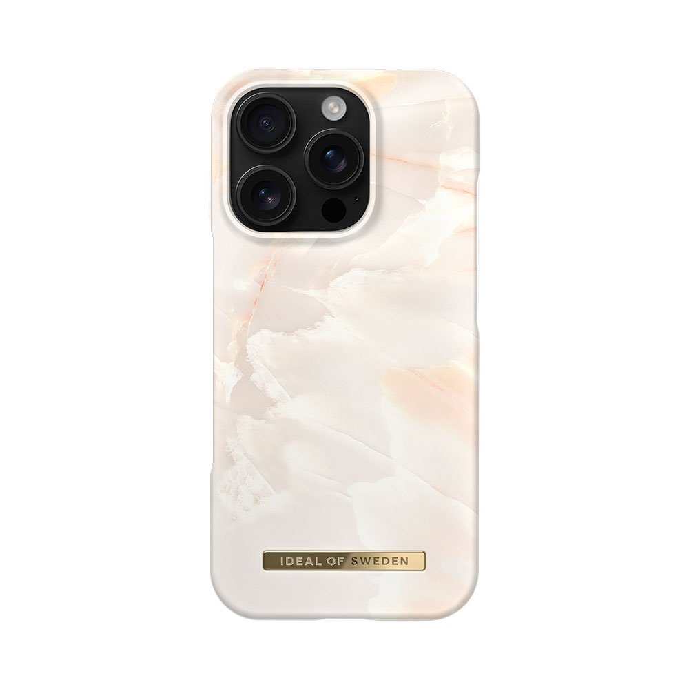 iDeal Fashion Case MagSafe iPhone 16 Pro Rose Pearl Marble IDFCMS-I2461P-257