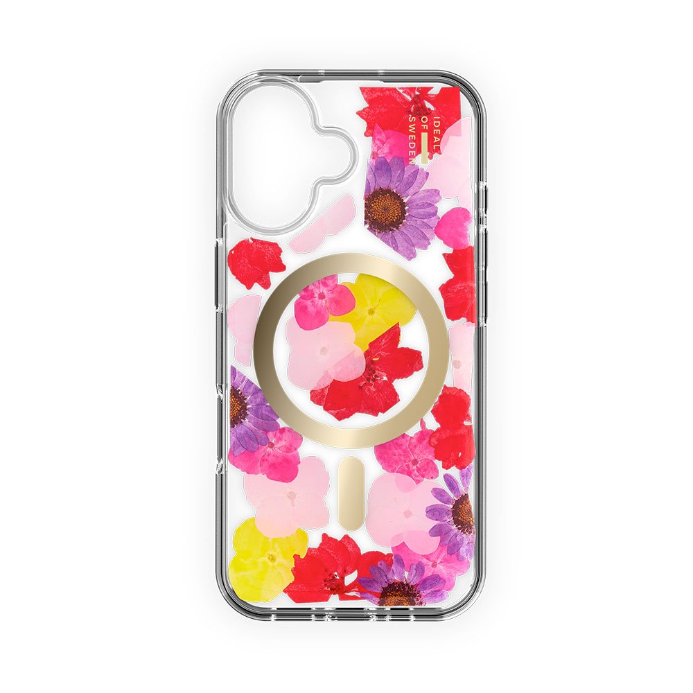 iDeal Fashion Clear Case MagSafe iPhone 16 Tropical Floral IDCLCMS-I2461-622