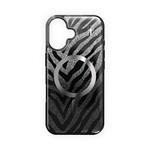 iDeal Fashion Clear Case MagSafe iPhone 16 Zebra Mystique IDCLCMS-I2461-573