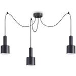 Ideal Lux HOLLY SP3 NERO 231594 Stropne svietidlo 8021696231594