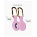 iDeal Silicone AirTag Holder Bubblegum Pink IDATHSI-498