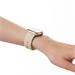 iDeal Soft Swirl Silicone Watch Band 38/40/41/42 S-M Cloud Dancer IDSSWB-3842-SM-608