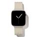 iDeal Soft Swirl Silicone Watch Band 38/40/41/42 S-M Cloud Dancer IDSSWB-3842-SM-608