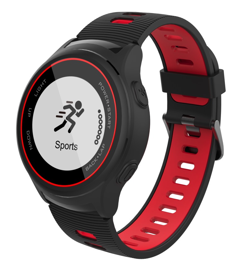 iGET ACTIVE A4 Black - chytré hodinky, IP68, GPS, LCD, BT 4.0, Multisport, LCD, 500mAh