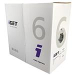 iGet CAT6 UTP PVC Eca Síťový kabel 305m/box iG6-UTP-PVC-305