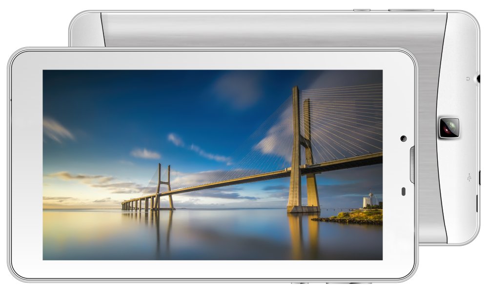 iGET Tablet Smart G71 - bílý 7" IPS/ 1024x600/ QuadCore/ 1GB/ 8GB/ 3G/ Android 7