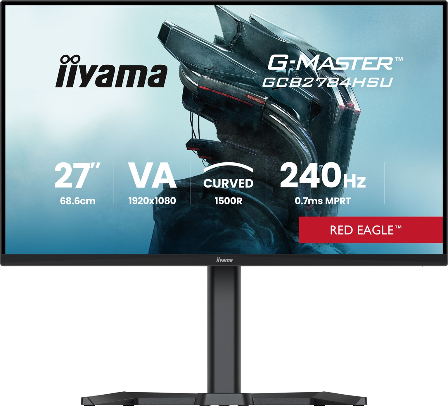 iiyama G-Master/GCB2784HSU-B1/27"/VA/FHD/240Hz/0,7ms/Černá/3R