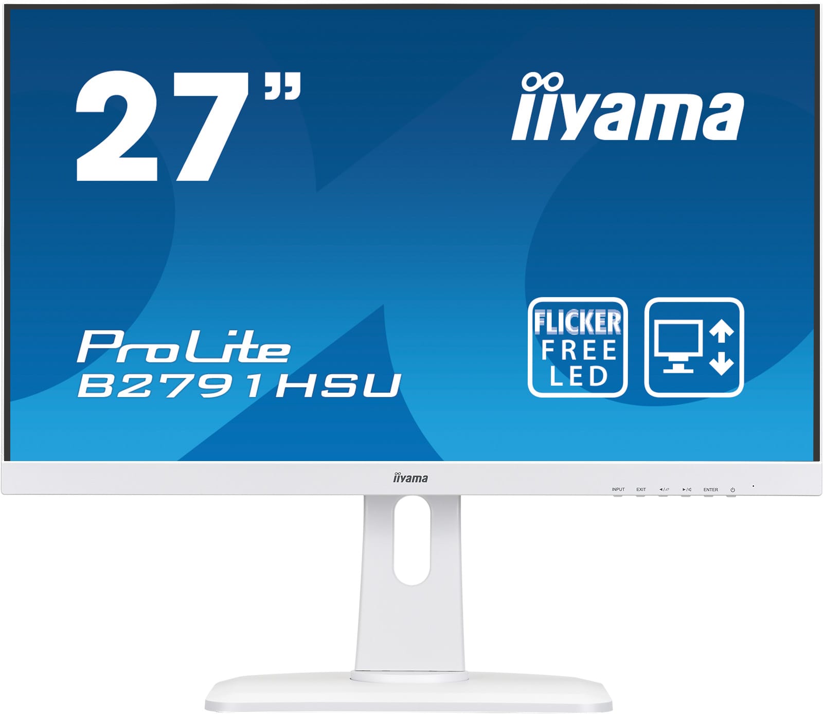 iiyama ProLite B2791HSU-W1 - LED monitor - 27" (27" zobrazitelný) - 1920 x 1080 Full HD (1080p) - T